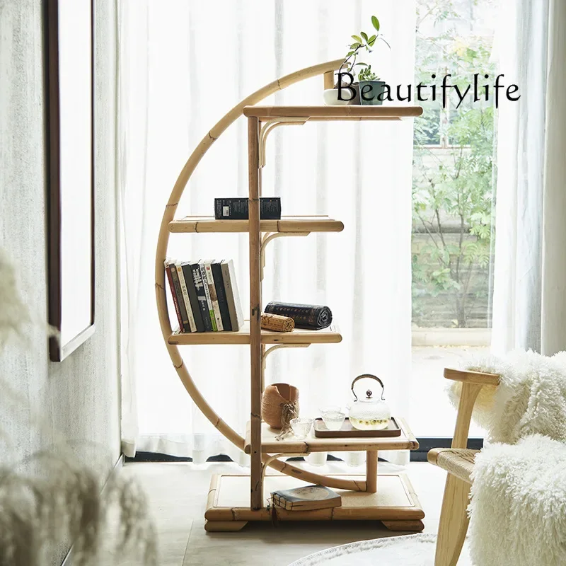 Modern Simple Real Rattan Multi-Layer Bookshelf Ins Rattan Japanese Decorative Rack
Modern Simple Real Rattan Multi-Layer Bookshelf Ins Rattan Japanese Decorative Rack