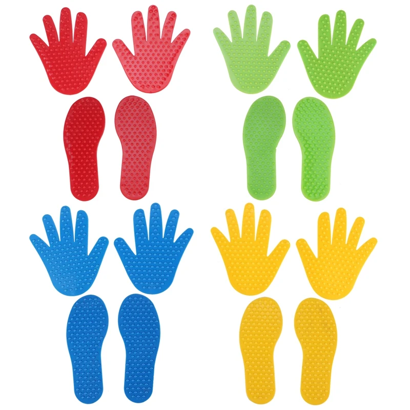 8 Pairs Hands And Feet Game 4 Color Toys For Kids Jump Play Mat Sport Musculation Indoor Outdoor Game Props For Children
8 Pairs Hands And Feet Game 4 Color Toys For Kids Jump Play Mat Sport Musculation Indoor Outdoor Game Props For Children