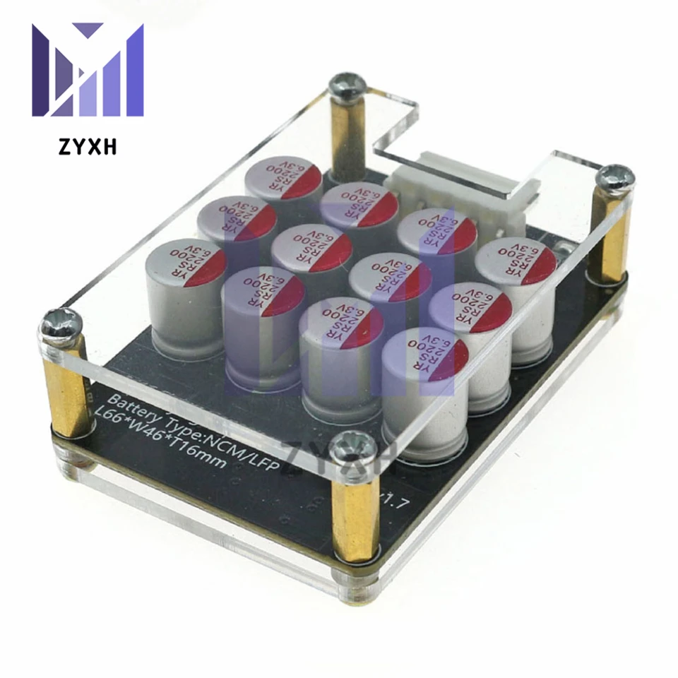 5.5A BMS 4S Active Balancer Board For Li-ion Lifepo4 LTO Battery Packs Capacitor Version Power Transfer Equalizer with Shell
5.5A BMS 4S Active Balancer Board For Li-ion Lifepo4 LTO Battery Packs Capacitor Version Power Transfer Equalizer with Shell