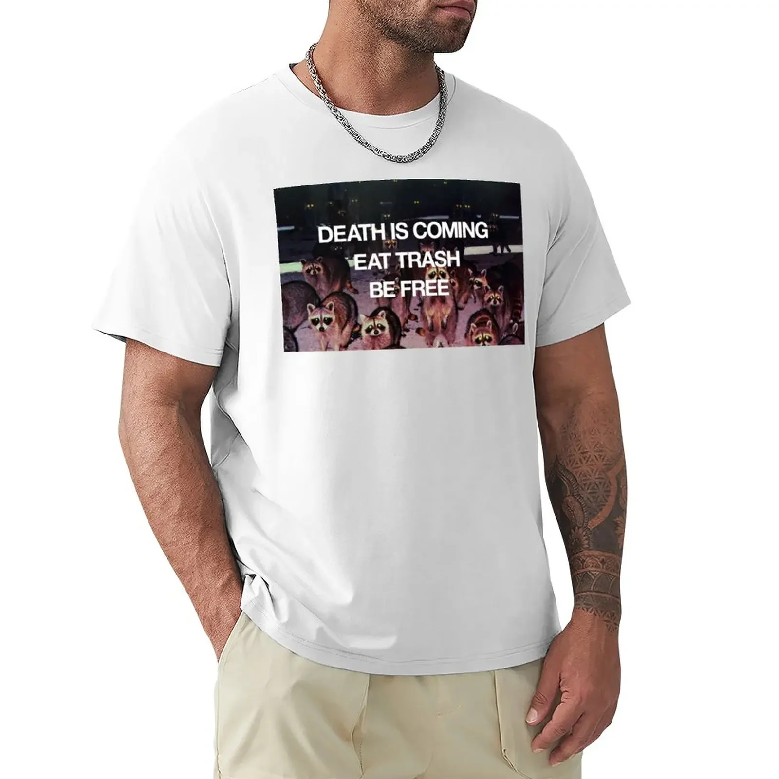 Death Is ComingEat TrashBe Free T-Shirt boys animal print oversizeds anime t shirts men
Death Is ComingEat TrashBe Free T-Shirt boys animal print oversizeds anime t shirts men