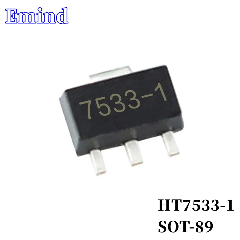 100/200/500/1000/2000Pcs HT7533-1 7533-1 LDO SMD Low Dropout Regulator SOT-89 Low Power 3-terminal Regulator
100/200/500/1000/2000Pcs HT7533-1 7533-1 LDO SMD Low Dropout Regulator SOT-89 Low Power 3-terminal Regulator