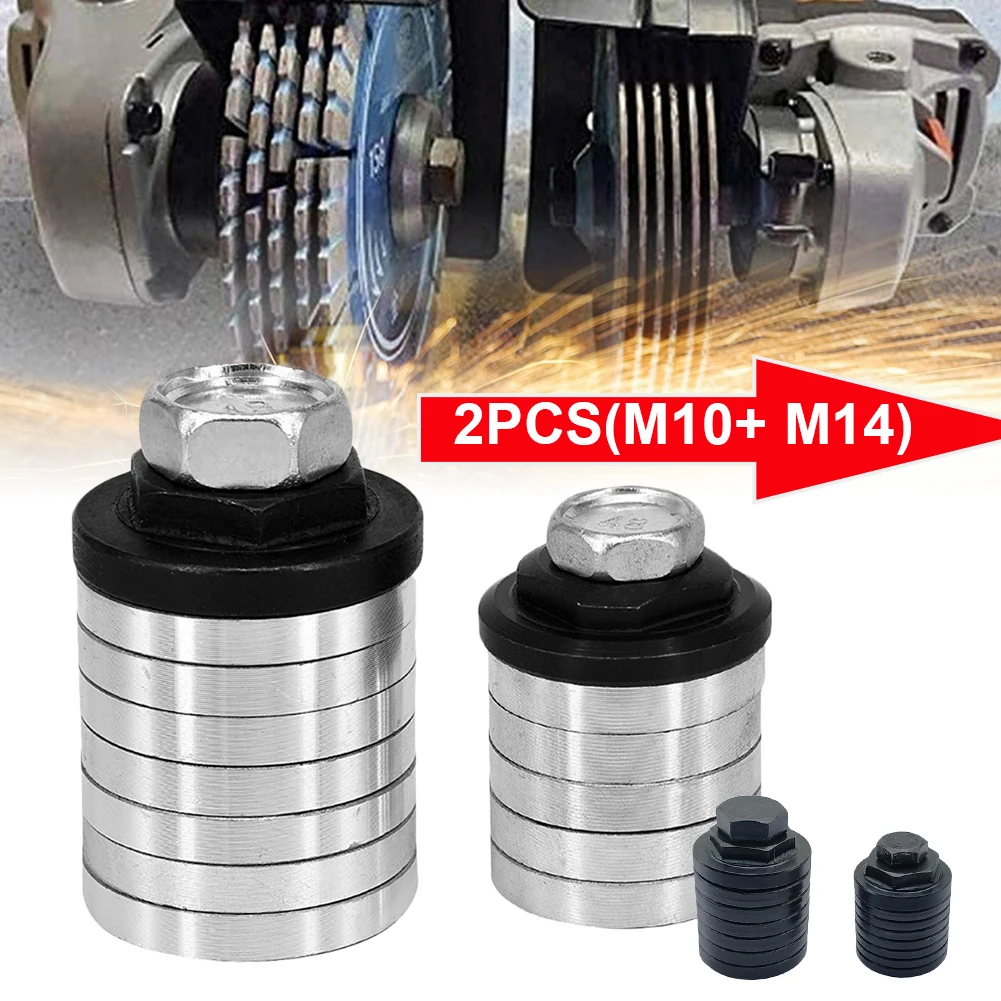 

M10/M14 Angle Grinder to Grooving Machine Adapter Conversion Kit Flange Nut Metal Lock Nut Grooving Machine For 100/125-230
