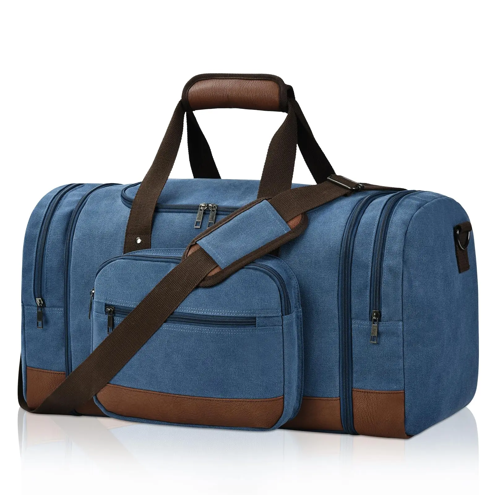 

Travel Duffel , Carry-on Men' Travel Canva Duffle Overnight Weekend Gym Carry-on Duffle Army
