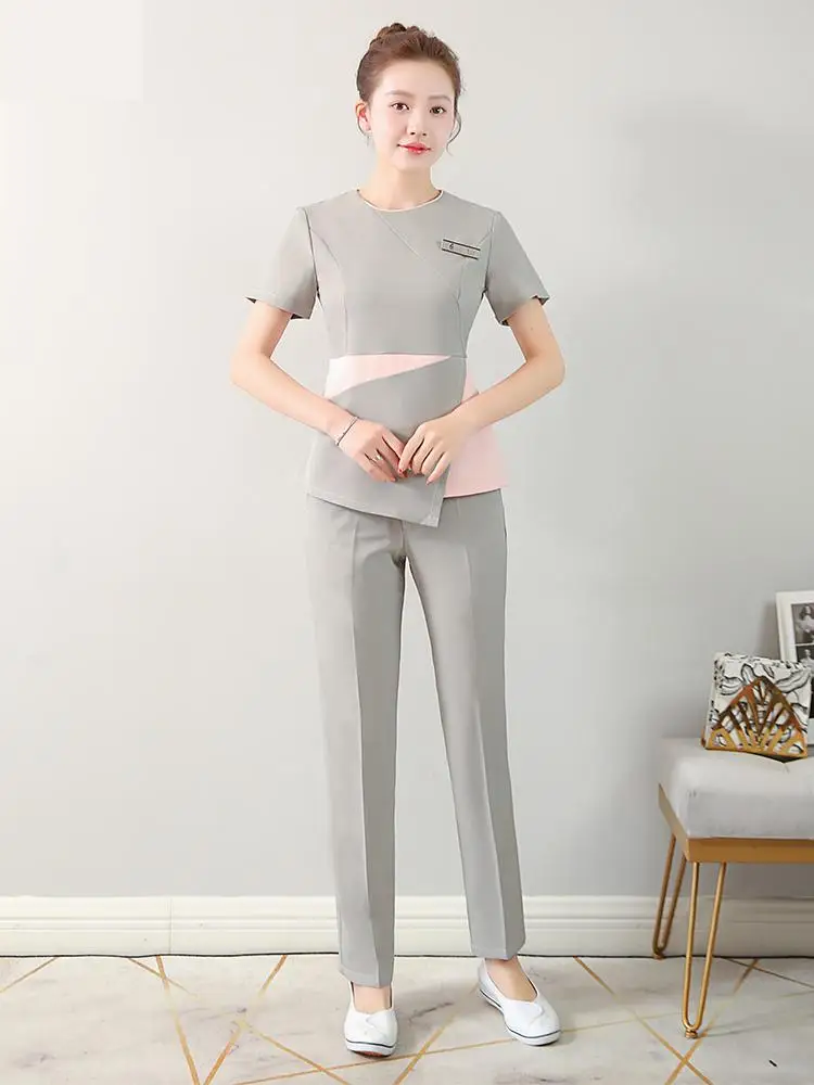 Beauty Salon Beautician Work Clothes Female Embroiderer Manicurist Work Clothes Spa Physiotherapy Massage work uniform
Beauty Salon Beautician Work Clothes Female Embroiderer Manicurist Work Clothes Spa Physiotherapy Massage work uniform