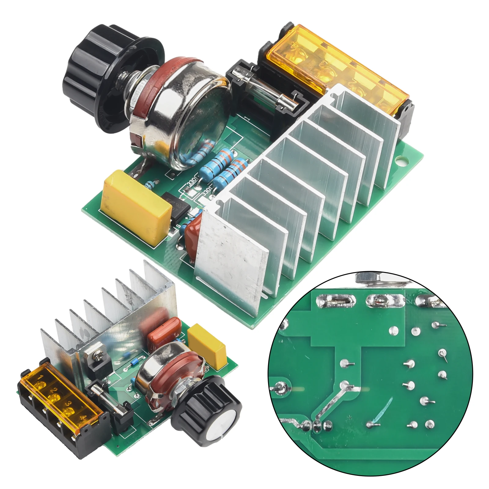 1pc 4000W AC Regulator AC 10-220V SCR Electric Voltage Regulator Motor Speed Controller Module Power Tools Accessories
1pc 4000W AC Regulator AC 10-220V SCR Electric Voltage Regulator Motor Speed Controller Module Power Tools Accessories