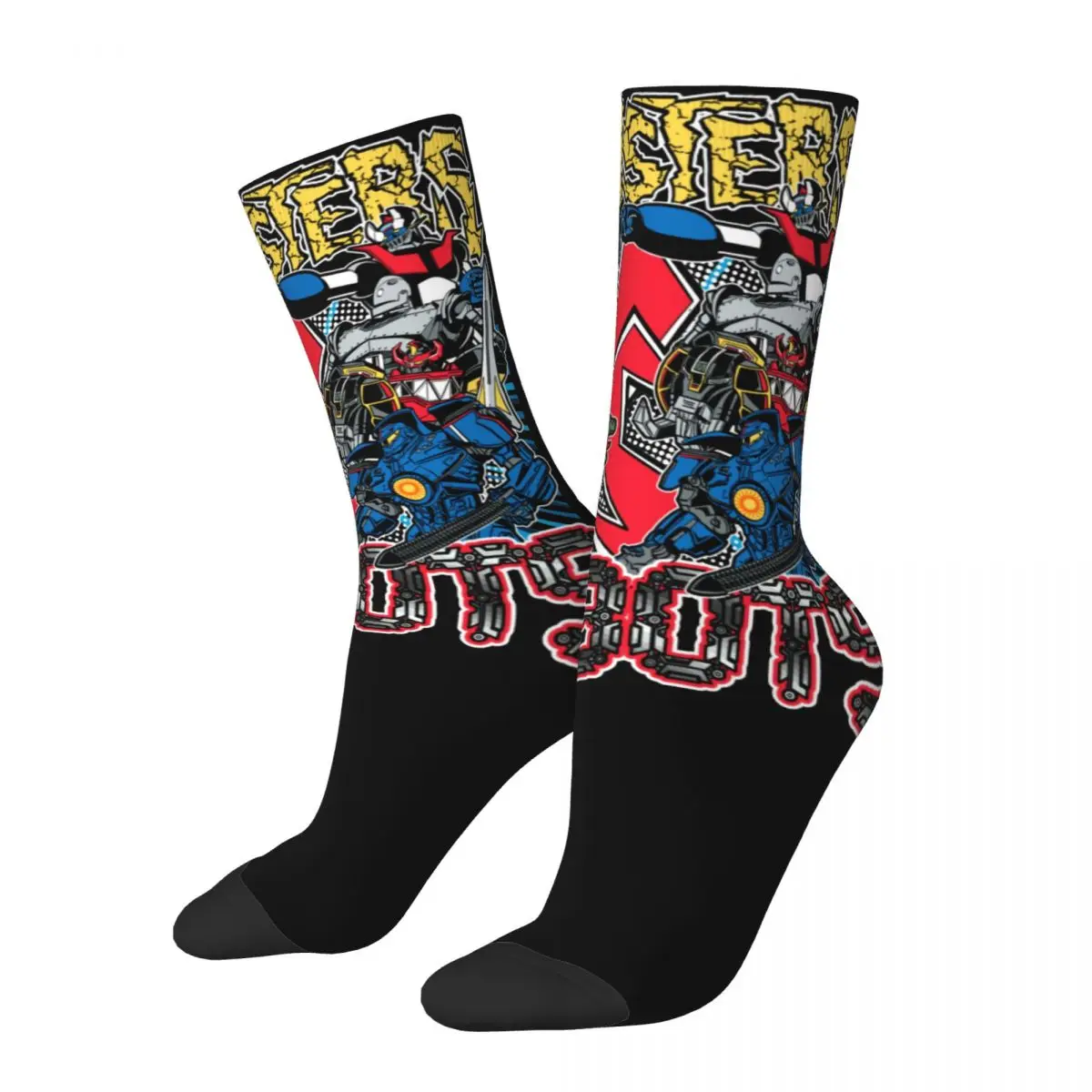 Japan Cartoon Monsters Vs Robots Theme Design Socks Accessories for Female Cozy Crew Socks
Japan Cartoon Monsters Vs Robots Theme Design Socks Accessories for Female Cozy Crew Socks