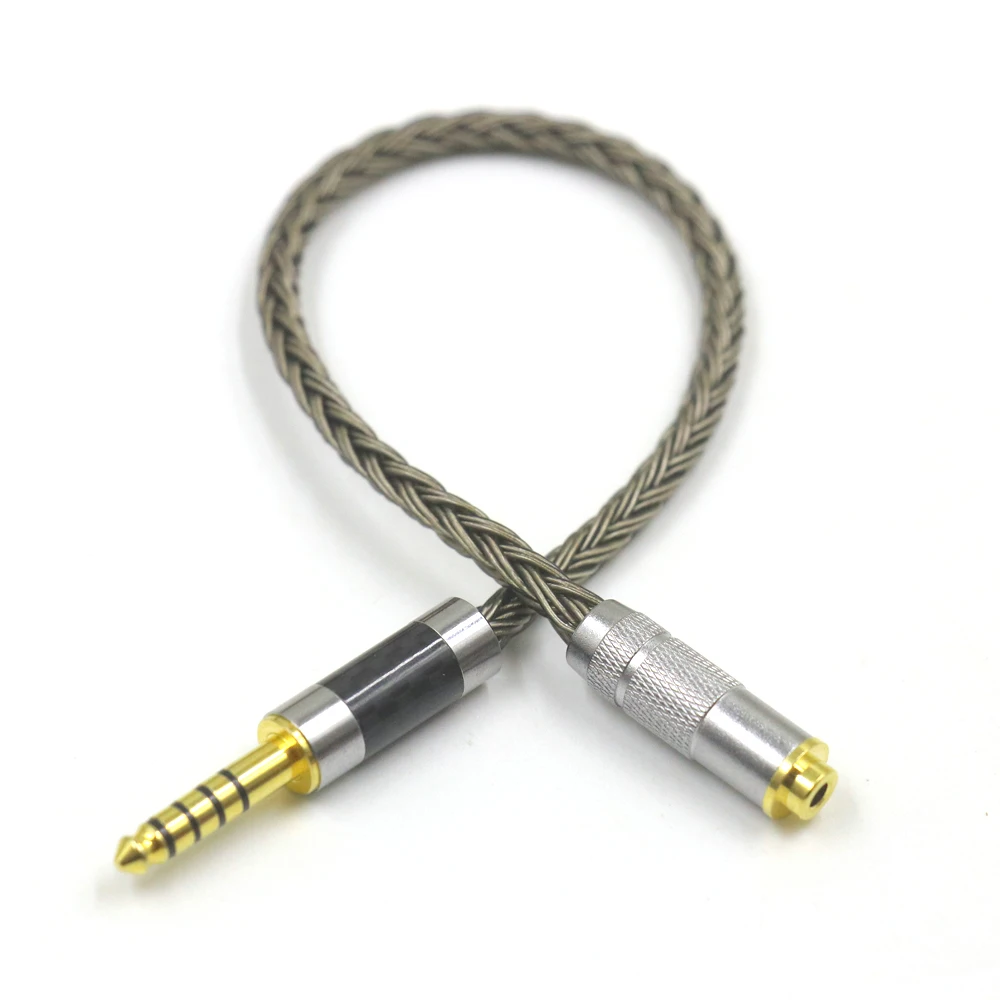 TOP-HiFi 16 Core Balance Audio Cable Male 4.4mm to 2.5mm Female Headphone Conversion Cable Line Adapter
TOP-HiFi 16 Core Balance Audio Cable Male 4.4mm to 2.5mm Female Headphone Conversion Cable Line Adapter