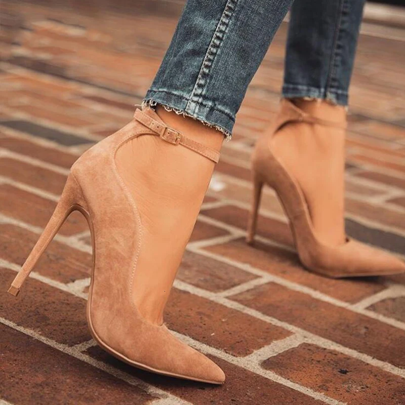 Classic Women Pumps High Heel Ankle Strap Buckle Spring Thin Heels Sexy Ladies Pointed Toe Solid Color Career Party Office Shoes
Classic Women Pumps High Heel Ankle Strap Buckle Spring Thin Heels Sexy Ladies Pointed Toe Solid Color Career Party Office Shoes