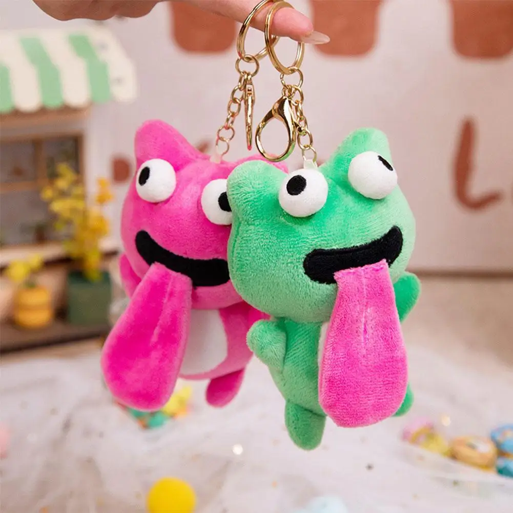 

Magnetic Plush Keychains Cute Penguin Rabbit Frog Lucky Plush Doll Funny Keychain Bag Pendant Plush Toys Couple Keychain Gift