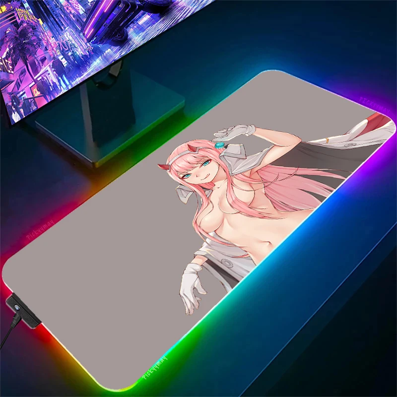 ZERO TWO animation large mouse pad RGB personalized game keyboard pad gamer rubber non-slip computer desktop pad back light
ZERO TWO animation large mouse pad RGB personalized game keyboard pad gamer rubber non-slip computer desktop pad back light