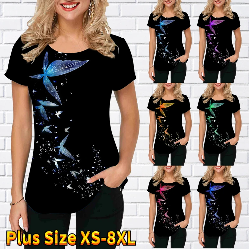 Printed Women's T-Shirt Casual Fun T-Shirt O Neck T-Shirt Printed Casual Short Sleeve Streetwear Blouse T-Shirt XS-8XL 
Printed Women's T-Shirt Casual Fun T-Shirt O Neck T-Shirt Printed Casual Short Sleeve Streetwear Blouse T-Shirt XS-8XL