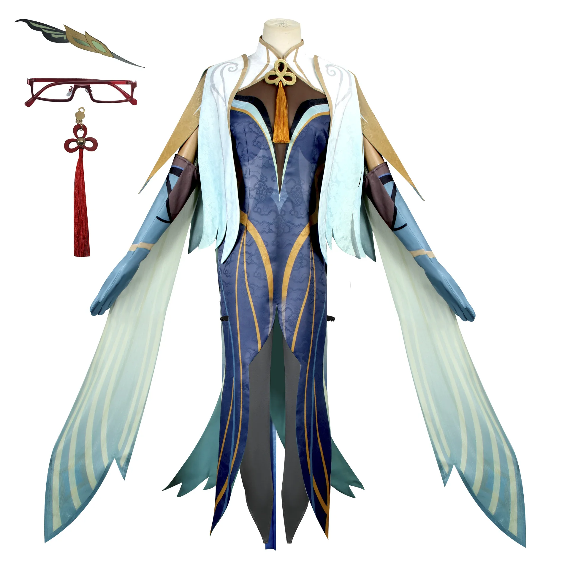 Genshin Impact Cloud Retainer Cosplay Cosplay Cloud Dress Wig Anime Game Chinese Style Halloween Carnival Costume For Women
Genshin Impact Cloud Retainer Cosplay Cosplay Cloud Dress Wig Anime Game Chinese Style Halloween Carnival Costume For Women