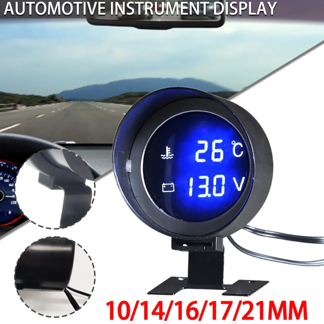 2 in 1 Round Car Voltmeter Water Temperature Gauge 12/24V Auto LED Digital eter & Sensor Gauges For Cars Vehicle Truck
2 in 1 Round Car Voltmeter Water Temperature Gauge 12/24V Auto LED Digital eter & Sensor Gauges For Cars Vehicle Truck