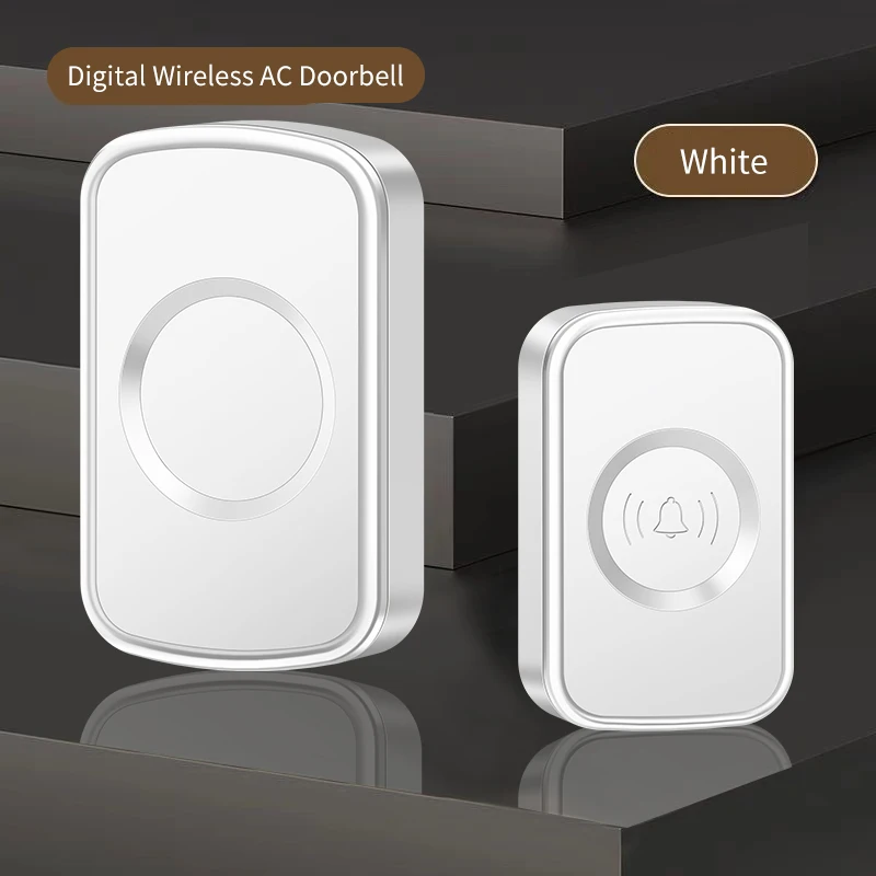CACAZI Newest Smart Home Wireless Doorbell Sets Waterproof 60 Ringtones 300 Meters Remote Control Outdoor EU US UK AU Plug Hot
CACAZI Newest Smart Home Wireless Doorbell Sets Waterproof 60 Ringtones 300 Meters Remote Control Outdoor EU US UK AU Plug Hot