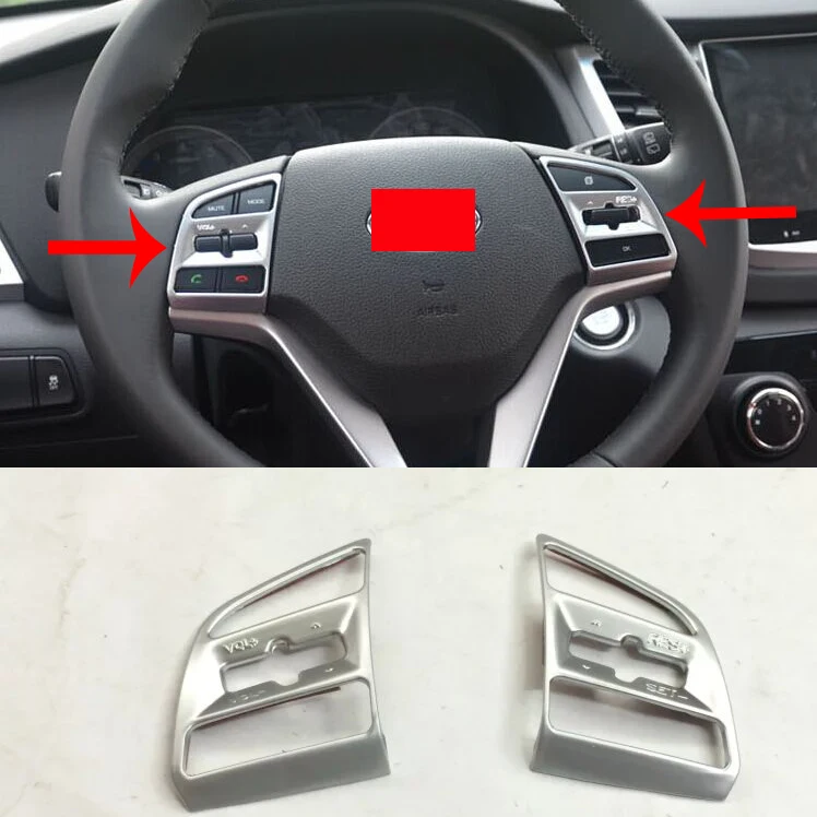 For Hyundai Tucson 2016-2018 ABS Pearl Chrome Steering Wheel trim cover Car Accessories Stickers W4
For Hyundai Tucson 2016-2018 ABS Pearl Chrome Steering Wheel trim cover Car Accessories Stickers W4