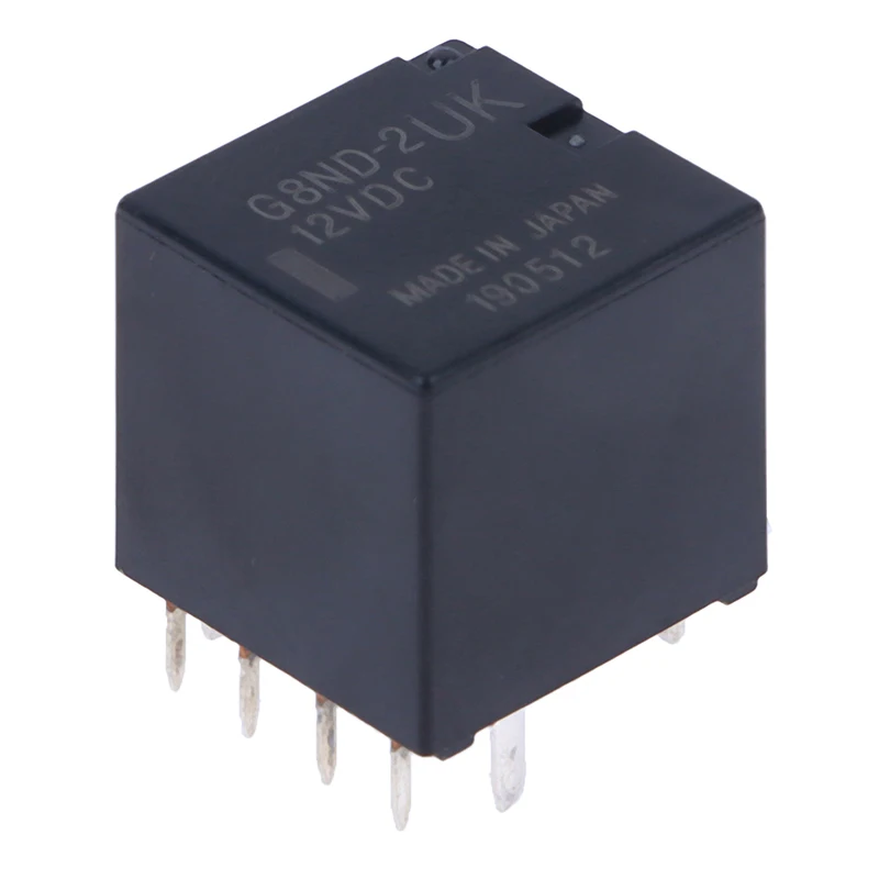 

New Black High Quality G8ND-2UK 12VDC 12V 8pin Automatic Relay Is Safe And Efficient With Self-braking 1PC