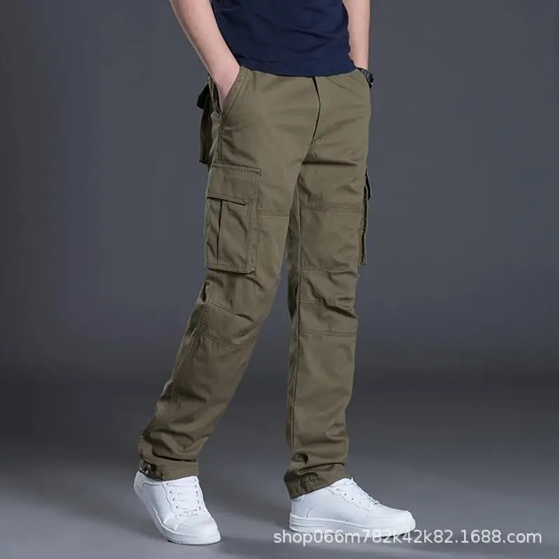 Autumn Winter New Pure Cotton Casual Pants Men Large Loose Work Pants Outdoor Straight Tube Men's Pants Multi Pocket Long Pants
Autumn Winter New Pure Cotton Casual Pants Men Large Loose Work Pants Outdoor Straight Tube Men's Pants Multi Pocket Long Pants
