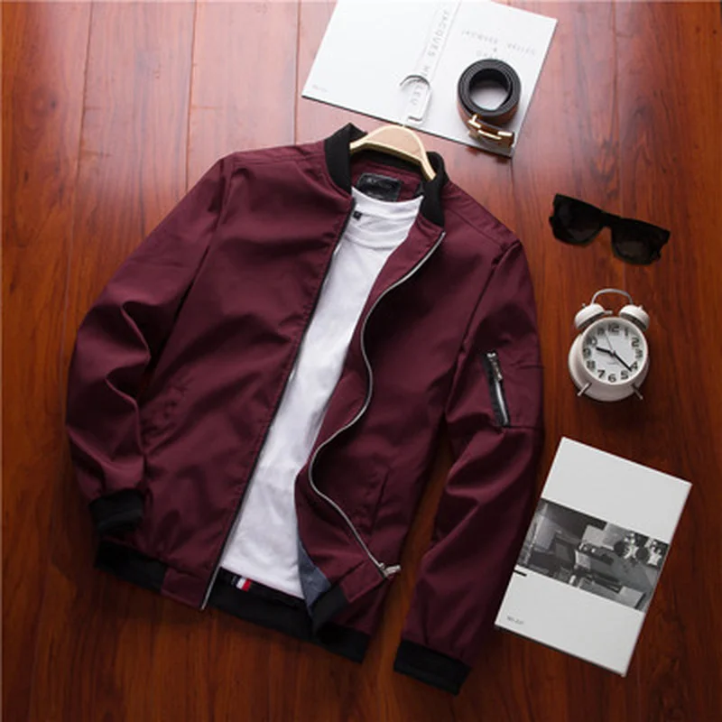 Leisure Spring New Men's Bomber Zipper Jacket Male Casual Streetwear Hip Hop Slim Fit Pilot Coat Men Clothing Plus Size 6XL
Leisure Spring New Men's Bomber Zipper Jacket Male Casual Streetwear Hip Hop Slim Fit Pilot Coat Men Clothing Plus Size 6XL
