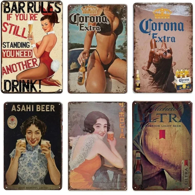 Пивная металлическая вывеска, винтажные плакаты с надписью «bar rules», жестяная пластина для девушек, украшение для стен, художественная живопись
Пивная металлическая вывеска, винтажные плакаты с надписью «bar rules», жестяная пластина для девушек, украшение для стен, художественная живопись