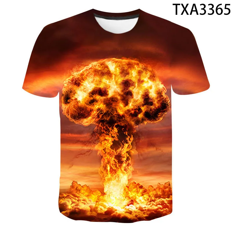 New Atomic Bomb Explosion 3D Printed T shirt Men Women Children T-shirt Summer Boy Girl Kids Fashion Style Streetwear Tops Tee
New Atomic Bomb Explosion 3D Printed T shirt Men Women Children T-shirt Summer Boy Girl Kids Fashion Style Streetwear Tops Tee