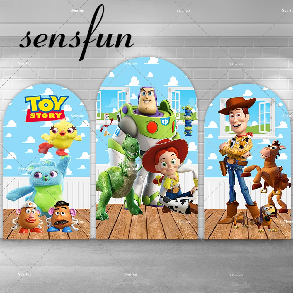 Toy Story Theme Boys Baby Shower Birthday Party Arch Backdrop Sky Blue Clouds Wood Floor Woody Buzz Lightyear Chiara Backgrounds
Toy Story Theme Boys Baby Shower Birthday Party Arch Backdrop Sky Blue Clouds Wood Floor Woody Buzz Lightyear Chiara Backgrounds