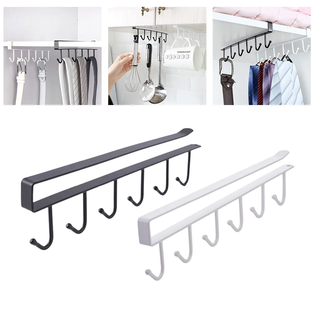 1pcs Metal Cabinet Mug Rack Cup Organizer Kitchen Storage Hanger Holder Wardrobe Bathroom Storage Shelf 6 Hook
1pcs Metal Cabinet Mug Rack Cup Organizer Kitchen Storage Hanger Holder Wardrobe Bathroom Storage Shelf 6 Hook