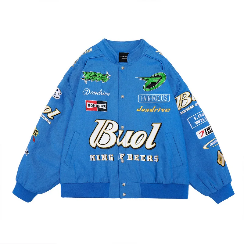 Unisex 2022 Outwear Jacket Men Letters Embroidery Varsity Jackets Racer New Fashion Racing Jackets Winter Oversized Streetwear
Unisex 2022 Outwear Jacket Men Letters Embroidery Varsity Jackets Racer New Fashion Racing Jackets Winter Oversized Streetwear