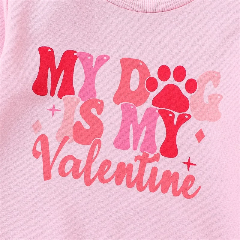 Kids Valentine Day Sweatshirts Toddler Casual Letter Print Crew Neck Long Sleeve Pullovers Tops Child Loose Fit Shirt
Kids Valentine Day Sweatshirts Toddler Casual Letter Print Crew Neck Long Sleeve Pullovers Tops Child Loose Fit Shirt