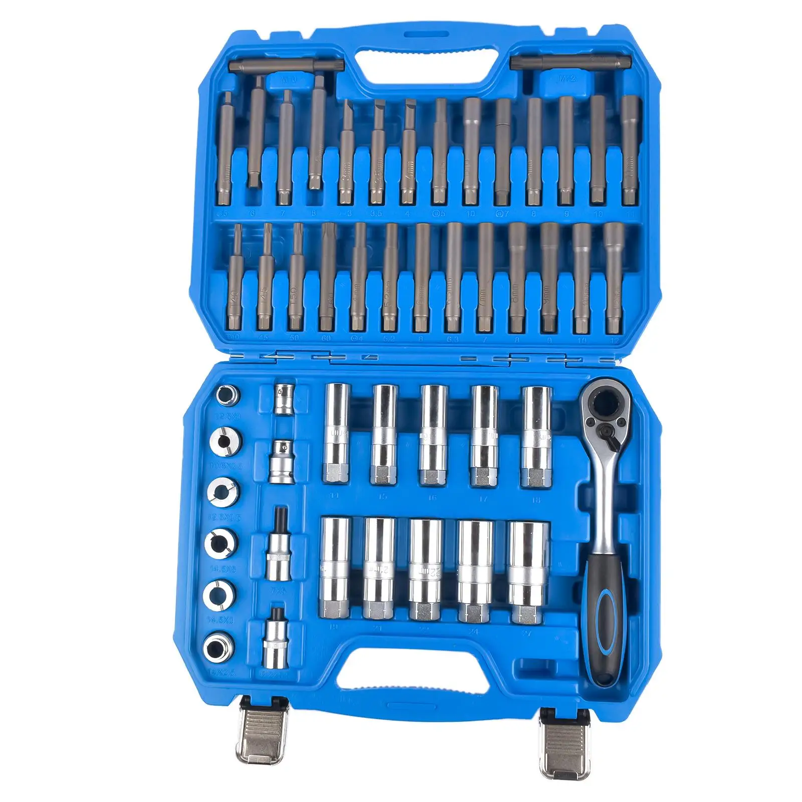 AP03 50pcs Steering Hub Suspension Shock Absorber Strut Nut Removal Tool Socket Set Go-thru Socket Kit
AP03 50pcs Steering Hub Suspension Shock Absorber Strut Nut Removal Tool Socket Set Go-thru Socket Kit
