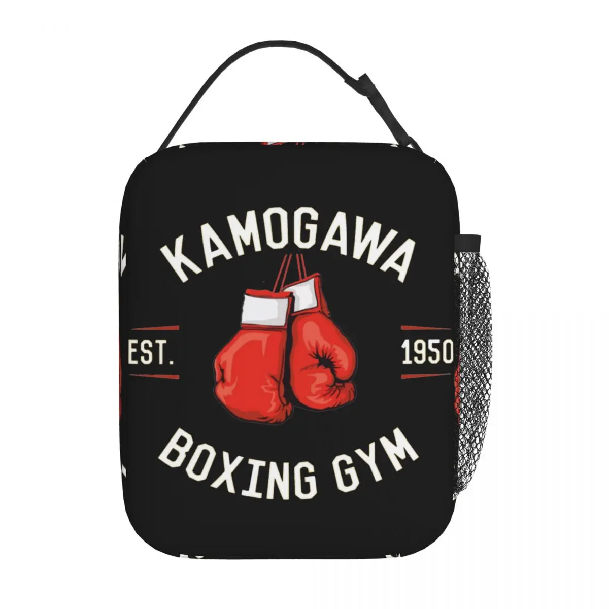 

Insulated Lunch Boxes Kamogawa Boxing Gym Merch Hajime no Ippo KBG Design Lunch Food Box Causal Thermal Cooler Bento Box