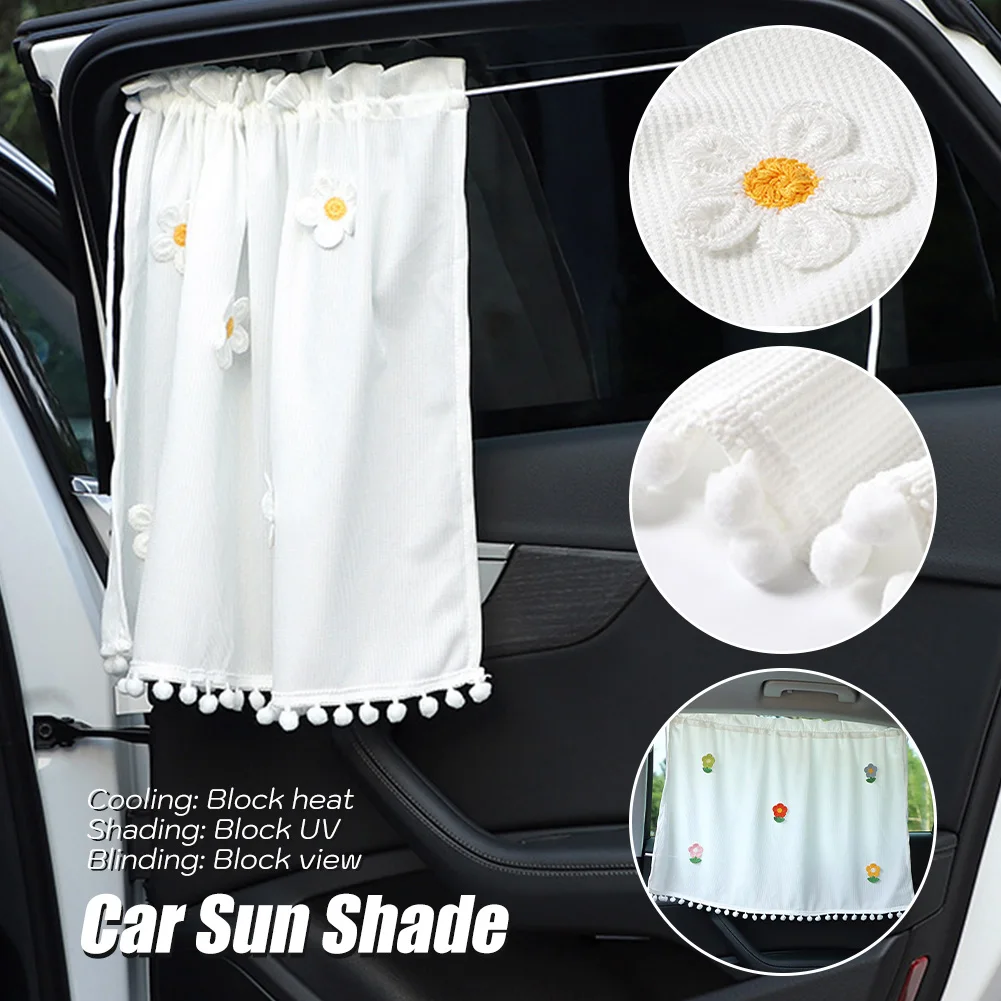 Cartoon Car Sunshade UV Protection Side Window Curtain Shade Suction Cup Tassel Window Cover Sun Protection Auto Accessories
Cartoon Car Sunshade UV Protection Side Window Curtain Shade Suction Cup Tassel Window Cover Sun Protection Auto Accessories