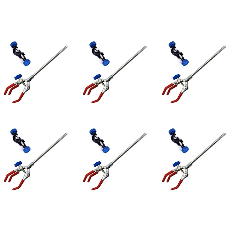 6X Lab Clamp 3 Prong Finger Adjust Jaw With Scientific Extension Adjustable Black Laboratory Stand Clip
6X Lab Clamp 3 Prong Finger Adjust Jaw With Scientific Extension Adjustable Black Laboratory Stand Clip
