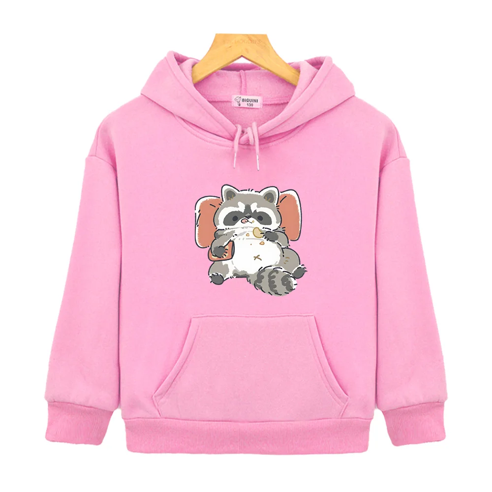 Little Raccoon Printing Hoodies Casual Kawaii Cartoon Sweatshirts Streetwear Women Long Sleeve Fleece Pullovers Children Tops
Little Raccoon Printing Hoodies Casual Kawaii Cartoon Sweatshirts Streetwear Women Long Sleeve Fleece Pullovers Children Tops