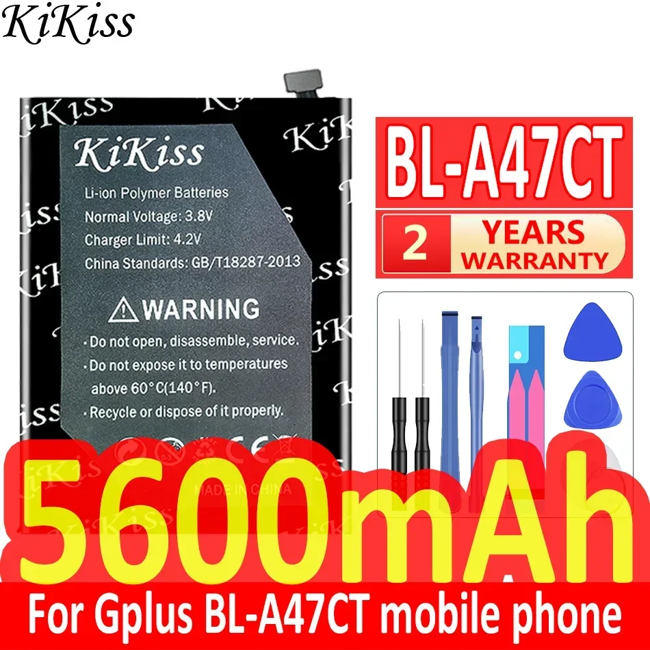 Мощная батарея 5600 мАч KiKiss BLA47CT для Gplus для G plus BL-A47CT мобильный телефон
Мощная батарея 5600 мАч KiKiss BLA47CT для Gplus для G plus BL-A47CT мобильный телефон