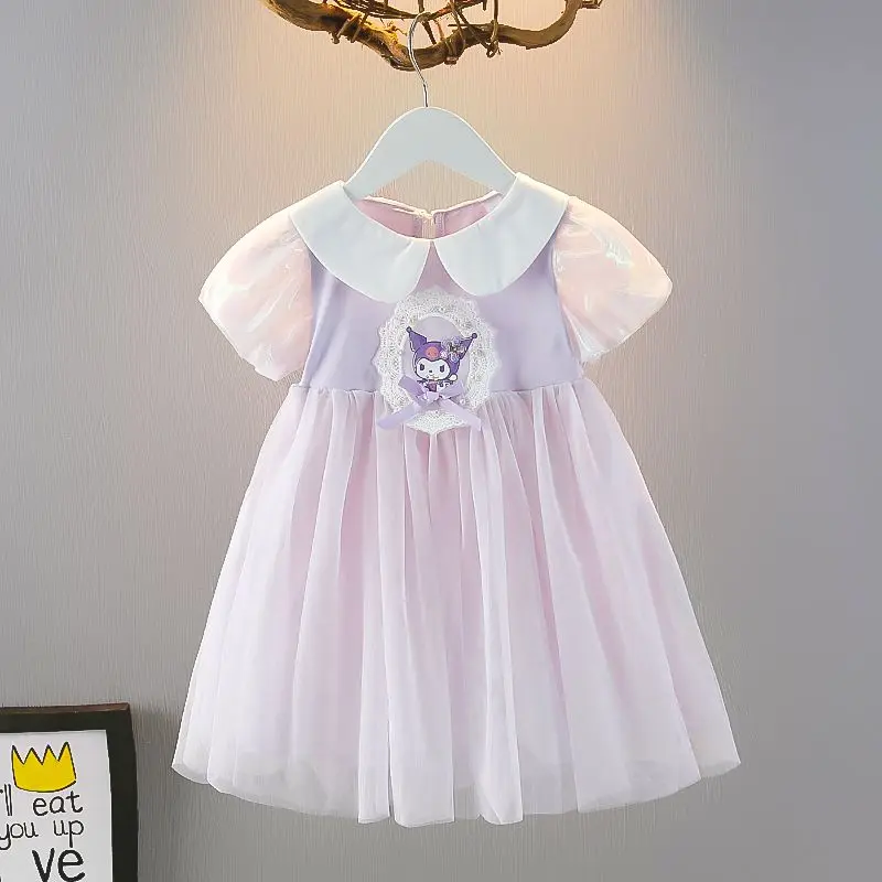 Children Sweet Kawaii Sanrio Anime Short Sleeve Shirt Dress Clothing Cute Cartoon Summer Princess Skirt Gifts for Girls
Children Sweet Kawaii Sanrio Anime Short Sleeve Shirt Dress Clothing Cute Cartoon Summer Princess Skirt Gifts for Girls