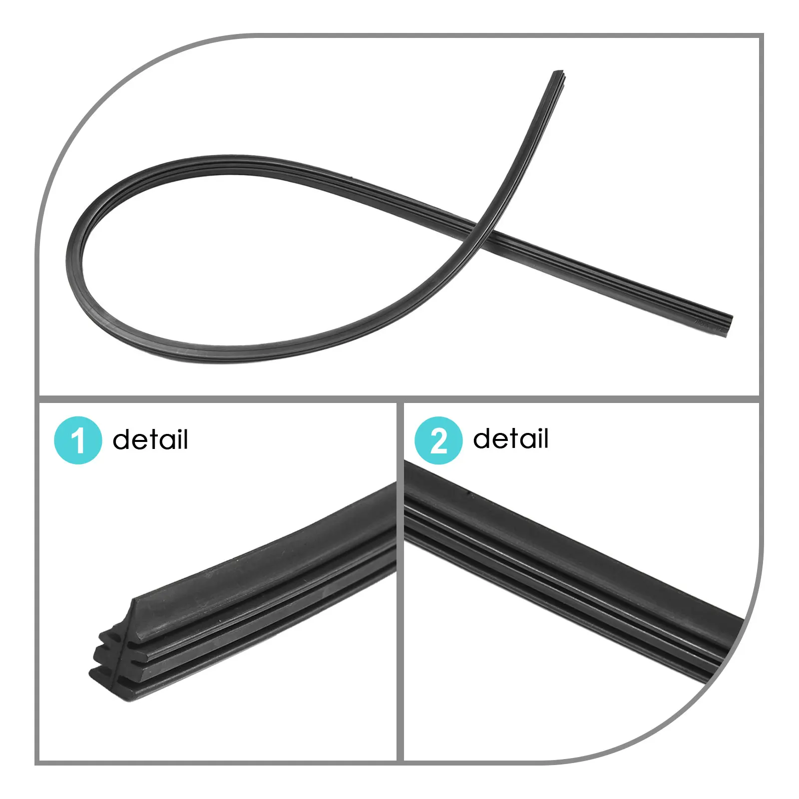 Universal Wiper Blade Refill Strip 700mm/28\\\" 70cm Cut Size Replacement Rubber Rubber & Silicone Hot Sale Brand New
Universal Wiper Blade Refill Strip 700mm/28\\\" 70cm Cut Size Replacement Rubber Rubber & Silicone Hot Sale Brand New