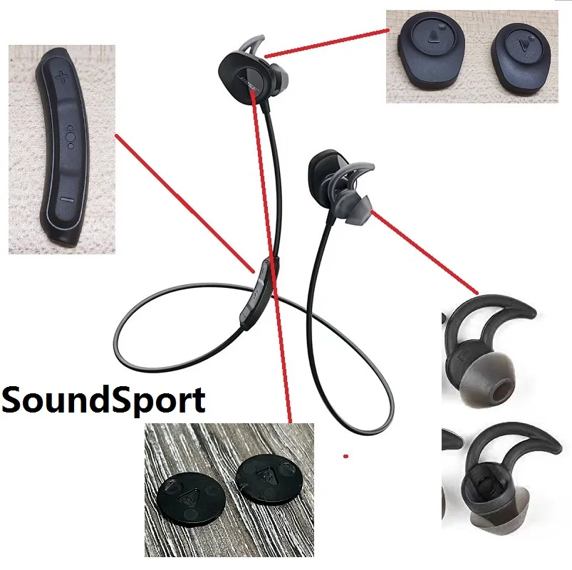 Original Spare Parts suitable For Bose SoundSport bluetooth Earbuds Waterproof Headset In-Ear Earphones replacement repair parts
Original Spare Parts suitable For Bose SoundSport bluetooth Earbuds Waterproof Headset In-Ear Earphones replacement repair parts