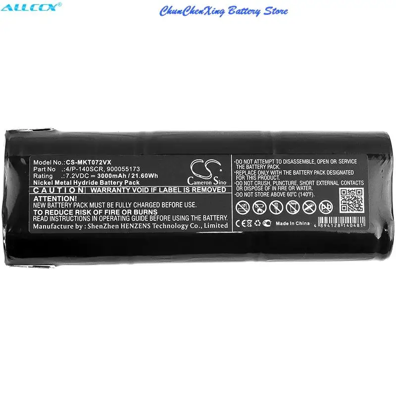 Cameron Sino 3000mAh Battery 678114-9, 678132-7, 678135-1, BCM-678135-1 for Makita 4072D,4072DW
Cameron Sino 3000mAh Battery 678114-9, 678132-7, 678135-1, BCM-678135-1 for Makita 4072D,4072DW