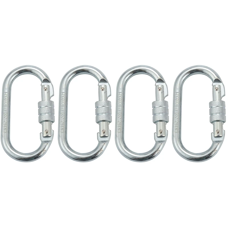 4X O Shape 25KN Alloy Steel Safety Buckle Professional Rock Climbing Carabiner Mountaineering Buckle Main Lock
4X O Shape 25KN Alloy Steel Safety Buckle Professional Rock Climbing Carabiner Mountaineering Buckle Main Lock