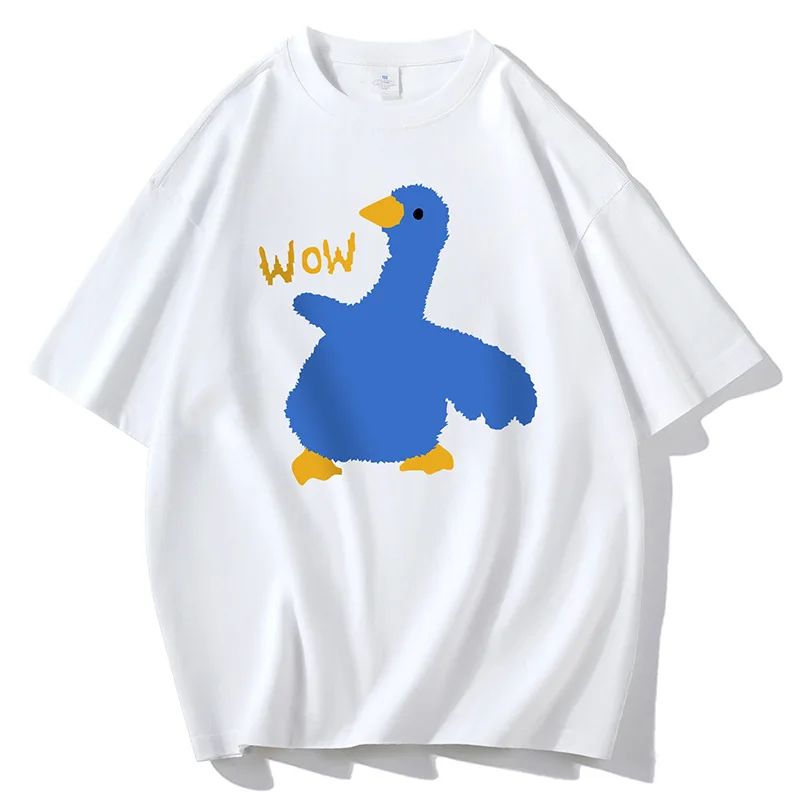 Men's T Shirt Simple White Minimalist Style T-shirt Cartoon Duck Pattern Tshirt Daily Casual Mens Clothes Harajuku Street Tops
Men's T Shirt Simple White Minimalist Style T-shirt Cartoon Duck Pattern Tshirt Daily Casual Mens Clothes Harajuku Street Tops