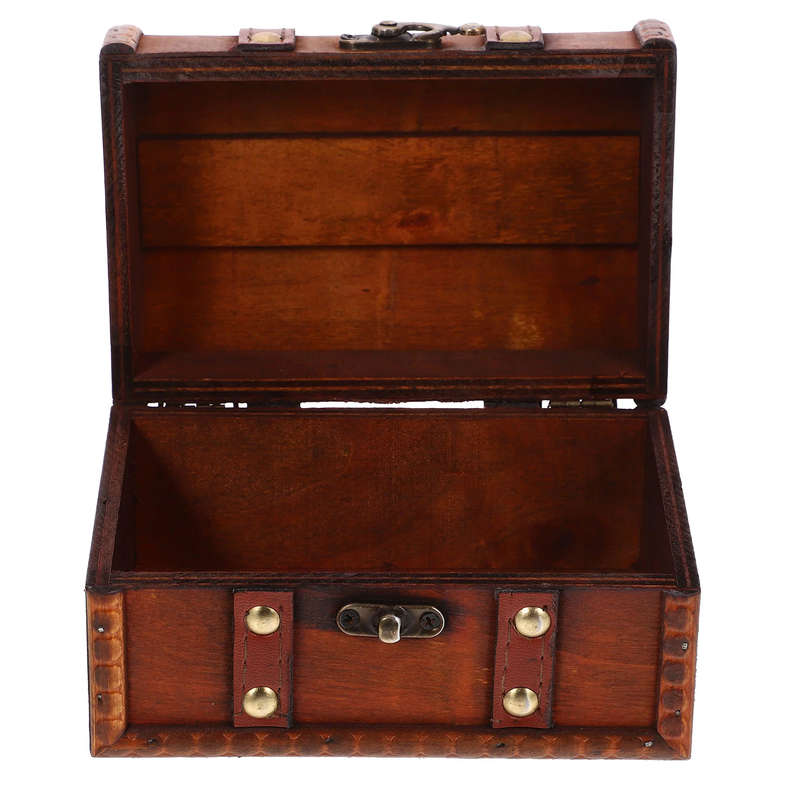 Wooden Jewelry Storage Box Vintage Wood Chest Versatile Wood Storage Box Trinket Holder
Wooden Jewelry Storage Box Vintage Wood Chest Versatile Wood Storage Box Trinket Holder