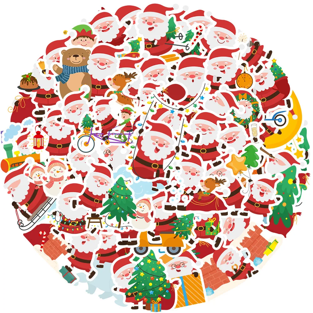 10/30/50PCS Cute Cartoon Santa Claus Stickers Decals Decoration DIY Phone Notebook Suitcase Laptop Fridge Wall Funny Sticker Toy
10/30/50PCS Cute Cartoon Santa Claus Stickers Decals Decoration DIY Phone Notebook Suitcase Laptop Fridge Wall Funny Sticker Toy