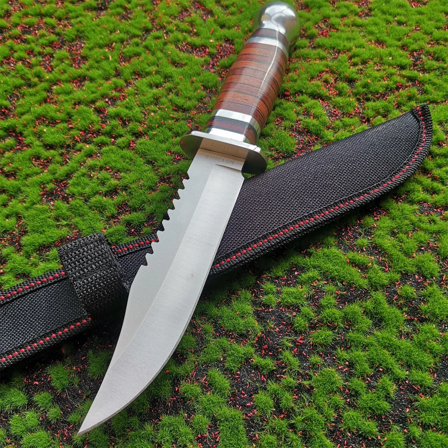 High Hardness Sharp Portable Defensive Knife Wooden Handle Steel Head Survival Straight Knife Hunting Camp Outdoor Daily Carry
High Hardness Sharp Portable Defensive Knife Wooden Handle Steel Head Survival Straight Knife Hunting Camp Outdoor Daily Carry