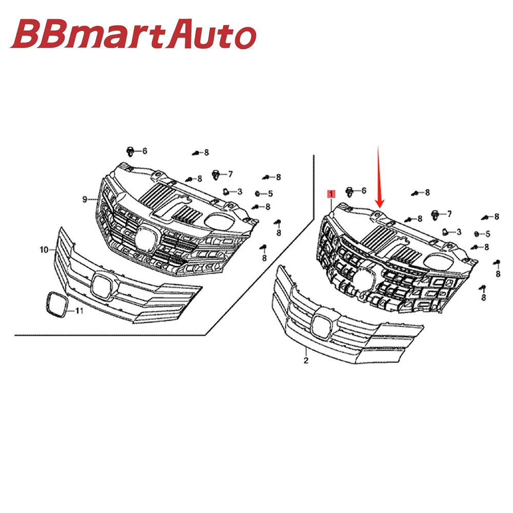 71121-TM4-H01 BBmartAuto Parts 1pcs Front Grille For Honda City GM2 2009-2011 Car Accessories
71121-TM4-H01 BBmartAuto Parts 1pcs Front Grille For Honda City GM2 2009-2011 Car Accessories
