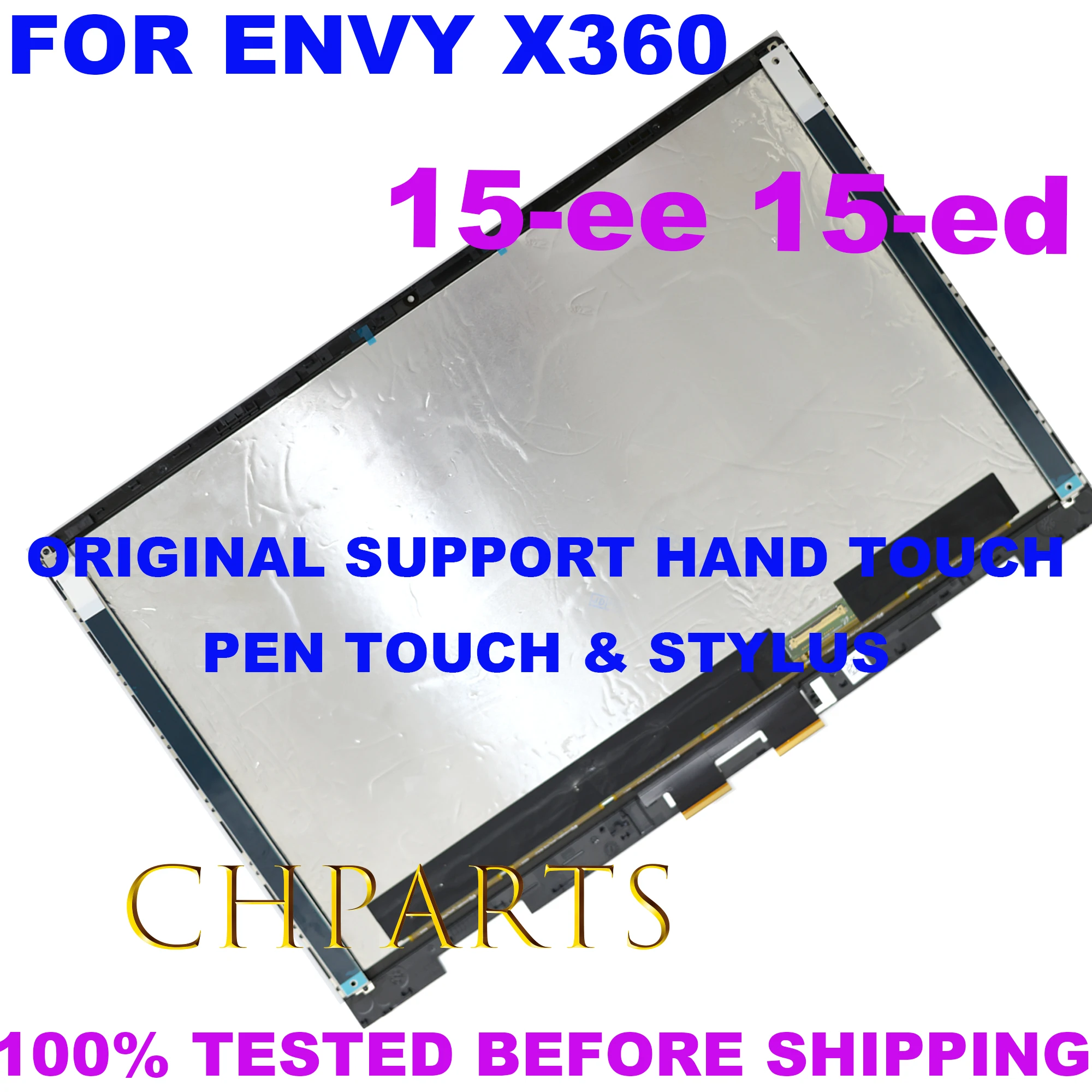 

LCD Touch Screen Replacement Assembly15.6 " 4K OLED for HP X360 Envy 15-ee 15-ed TPN-C149, L93182-001, L93183-001 L93184-001 FHD