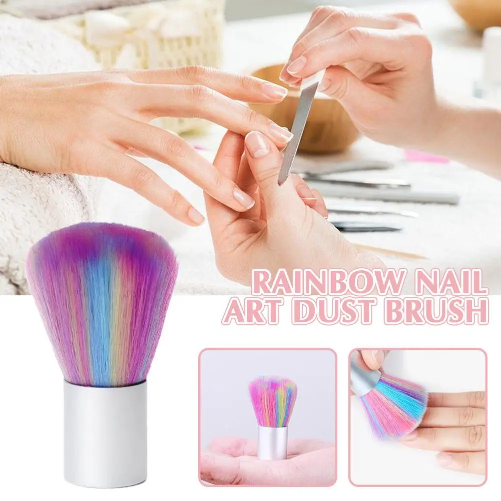 1pc Rainbow Nail Art Dust Brush Colorful Short Handle Mushroom Nail UV Polish Brush Nail Art Remove Powder Brush Gel Cleani D6R1
1pc Rainbow Nail Art Dust Brush Colorful Short Handle Mushroom Nail UV Polish Brush Nail Art Remove Powder Brush Gel Cleani D6R1
