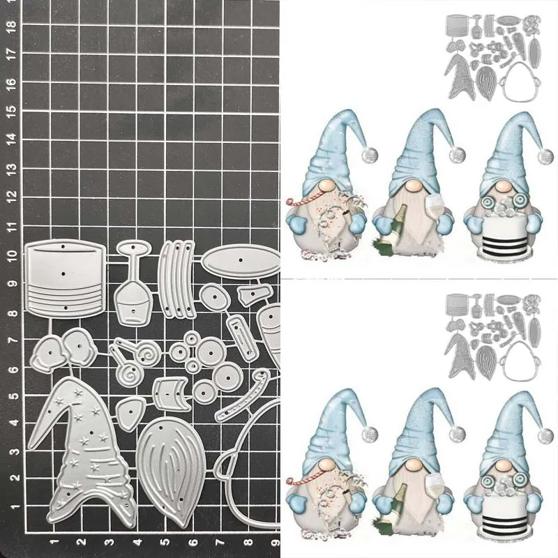 

Santa Claus DIY metal cutting dies cut decorations Scrapbook paper craft knife mould blade punch stencils dies