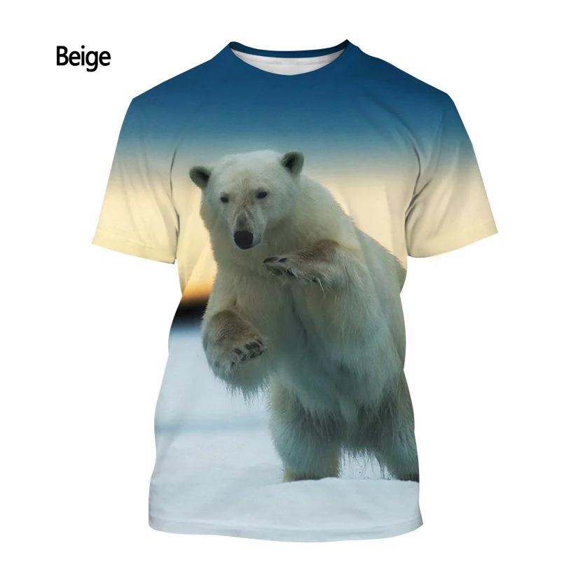 Summer Fashion 3D Printed Polar Bear T-shirt Men's and Women's Casual Short Sleeve Round Neck Top Street T-shirt Clothing 2023
Summer Fashion 3D Printed Polar Bear T-shirt Men's and Women's Casual Short Sleeve Round Neck Top Street T-shirt Clothing 2023