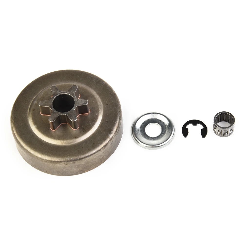 3/8 Pitch 6T Clutch Drum Sprocket Washer E-Clip Kit For STIHL MS170 180 Chainsaw Spare Parts Accessories Garden Tools
3/8 Pitch 6T Clutch Drum Sprocket Washer E-Clip Kit For STIHL MS170 180 Chainsaw Spare Parts Accessories Garden Tools