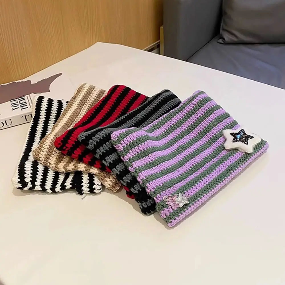 Y2K Devil Ear Beanie Hat - Cute Striped Star Design 19 S68fd6a3df5314d57b91f4e406b8b63b7X